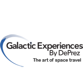Logo Galactic Experiences by DePrez -Sub-Orbital and Anti Gravety Flights