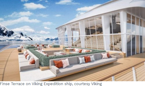 Rinse Terrace on Viking Expeditions Ship